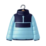 Custom product image upload blue jacket preview